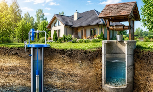 Автономное водоснабжение загородного дома Екатеринбург: скважина или колодец 